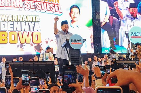 Prabowo Ungkap 2 Kali Kalah dari Jokowi, tapi Menang 2 Kali di Sulsel