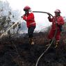 Kebakaran Hutan dan Lahan di Perbatasan Dumai-Bengkalis Riau Diperkirakan Sudah Mencapai 50 Hektare
