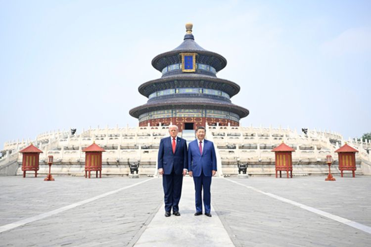 Apa Makna Kuil Langit di China, yang Dikunjungi Donald Trump dan Xi Jinping?
