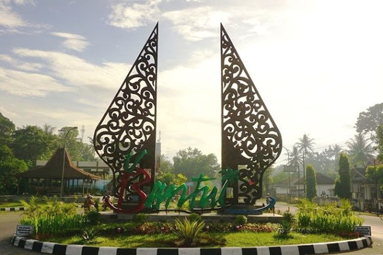 Gerbang Srandakan di Kabupaten Bantul.