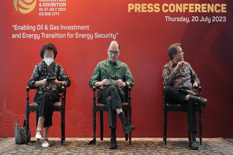 Press conference Indonesian Petroleum Association (IPA) Convex 2023 bertema ?Enabling Oil & Gas Investment and Energy Transition for Energy Security?.