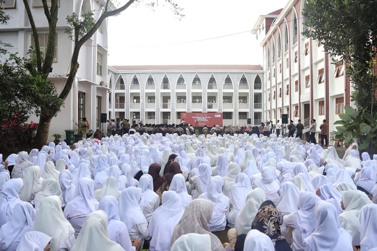 Peresmian kampus Universitas Islam (UI) Cordoba Banyuwangi di Karangdoro, Kecamatan Tegalsari, Jumat (2/8/2024). 
