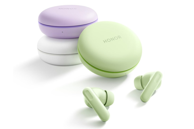 Honor Earbuds A Pro hadir dengan desain unik dan pilihan warna cerah yang menyerapai macaron.