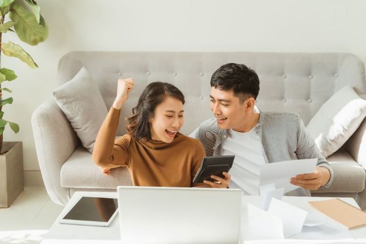 Ilustrasi pasangan suami istri muda