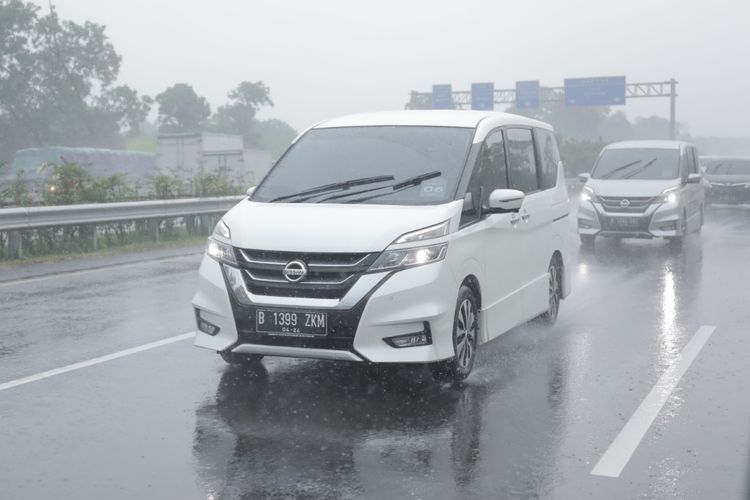 All New Nissan Serena dalam media tes drive, Senin (15/4/2019)