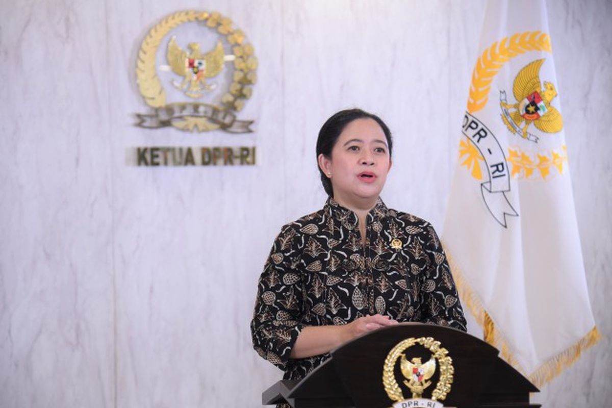 Ketua Dewan Perwakilan Rakyat (DPR) Republik Indonesia (RI) Puan Maharani.