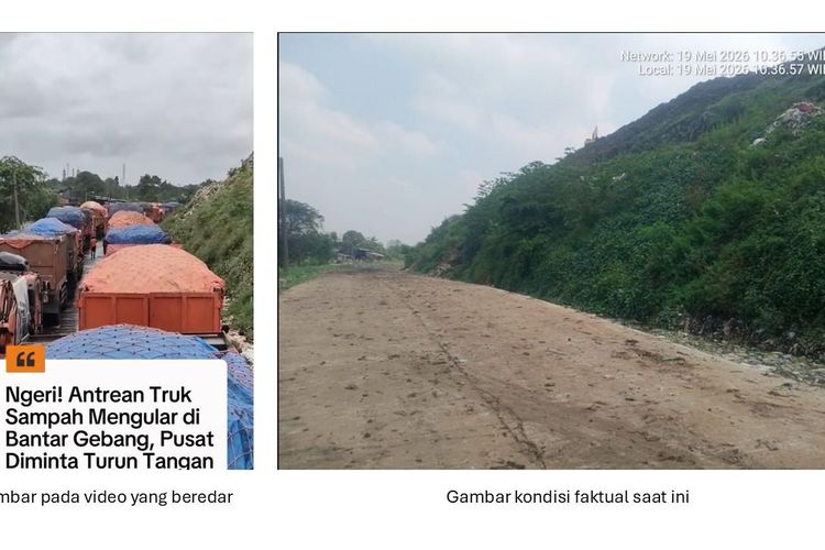 Viral Antrean Truk Sampah Mengular di TPST Bantargebang, Ini Penjelasan DLH DKI