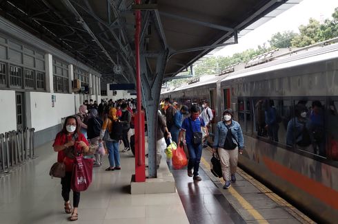 H+7 Lebaran, Sebanyak 38.800 Penumpang Kereta Api Tiba di Jakarta 