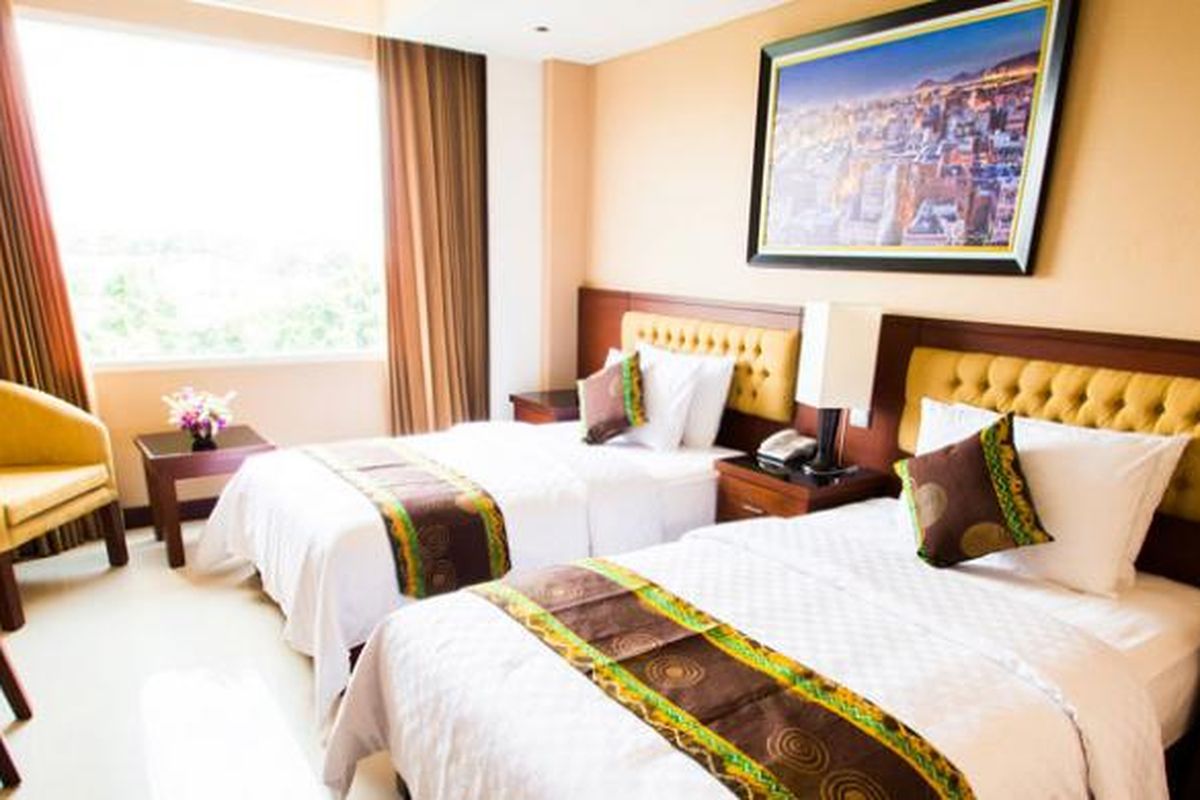 Kamar Q Grand Dafam Banjarbaru, Kalimantan Selatan. Q Grand Dafam Banjarbaru merupakan hotel ke-13 yang beroperasi di bawah jaringan Dafam Hotels.