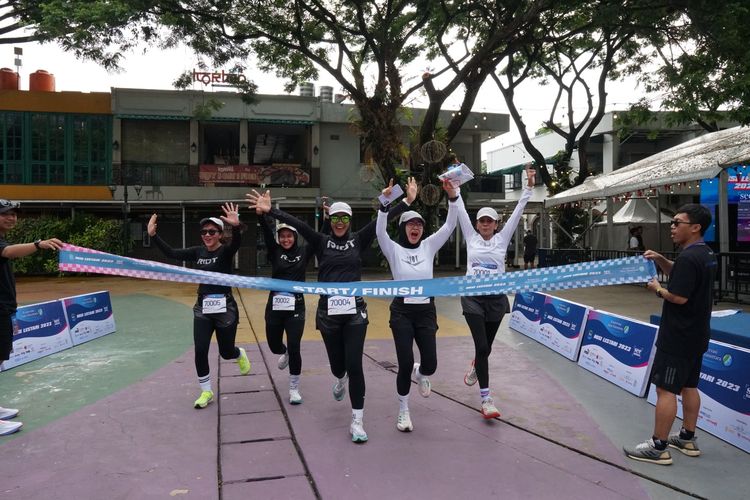 acara fun run yang diadakan oleh Yayasan Konservasi Alam Nusantara (YKAN)