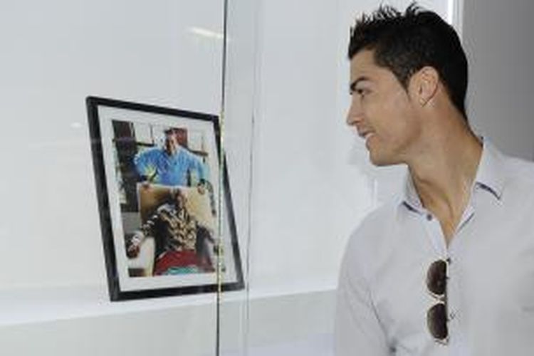 Gelandang Real Madrid Cristiano Ronaldo.