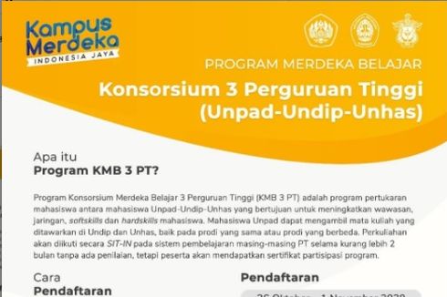 Unpad-Undip-Unhas Gelar Pertukaran Mahasiswa, Wujud Kampus Merdeka