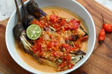 Resep Pecel Terong Bakar, Pakai Santan