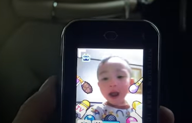 Handphone baru Rayyanza Malik Ahmad