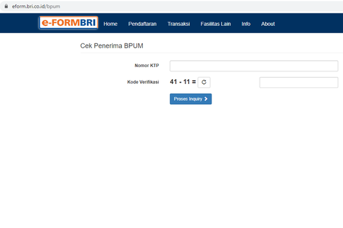 Cara Cek Penerima Bantuan UMKM Rp 2,4 Juta, Login eform.bri.co.id/bpum