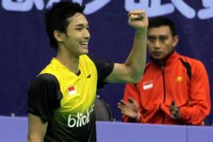 Pebulu tangkis yunior Indonesia, Jonatan Christie.