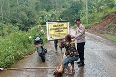 Longsor di Kebumen, Setengah Badan Jalan Karangsambung-Sadang Tak Bisa dilalui