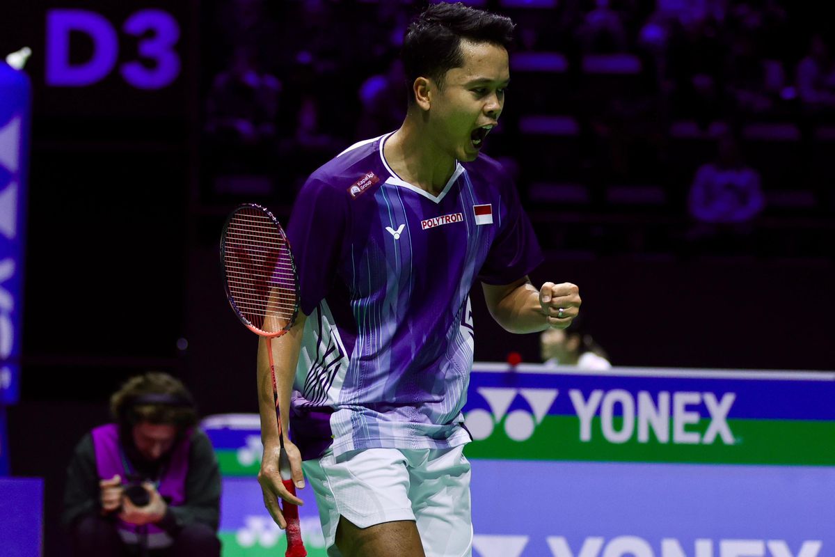 Anthony Ginting Lolos ke Semifinal Swiss Open 2026 Usai Kalahkan Wakil India