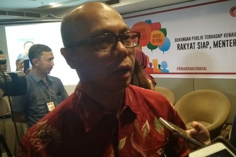 Chief of Communications and Partnership Tim Nasional Percepatan Penanggulangan Kemiskinan (TNP2K) Ruddy Gobel di Jakarta, Selasa (17/7/2018).