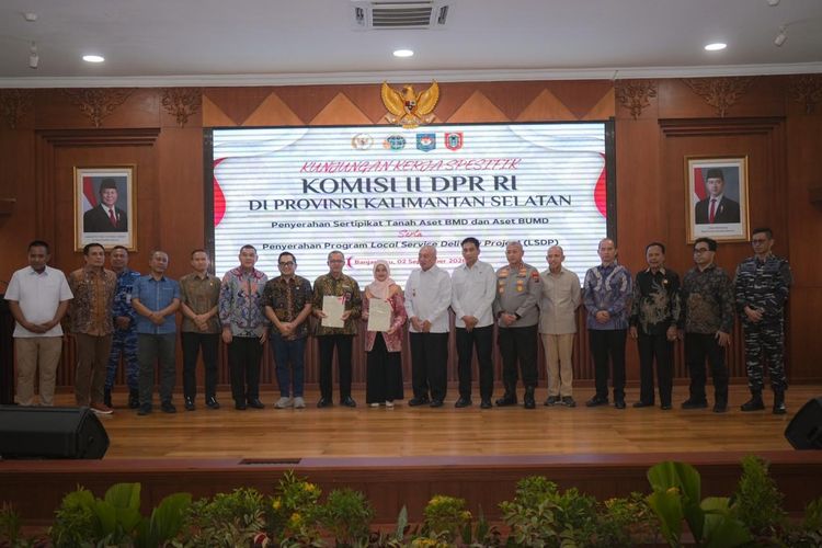 Cegah Penyerobotan Tanah Negara, 100 Hektar Aset Pemda dan BUMD di Kalsel Disertifikasi