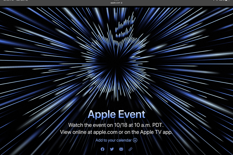 Ilustrasi gelaran Apple Event Unleashed.