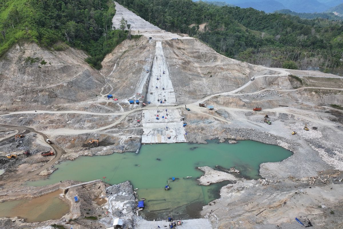 Bendungan Bulango Ulu, Provinsi Gorontalo.