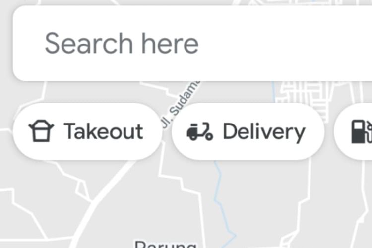 Google Maps kini tandai restoran yang layani pesan antar.