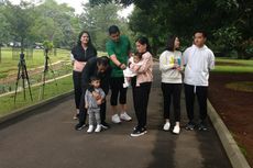 Jokowi dan Keluarga Jalan Pagi di Istana Bogor, Kaesang Absen 