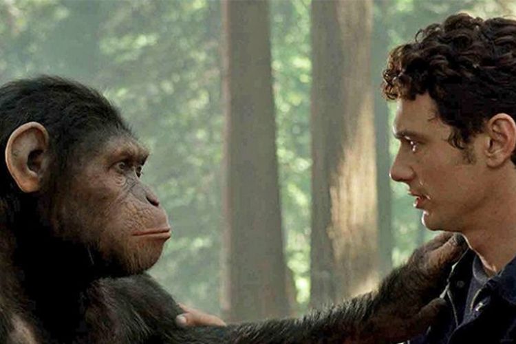 Cuplikan dalam film Rise of The Planet of the Apes, 2011