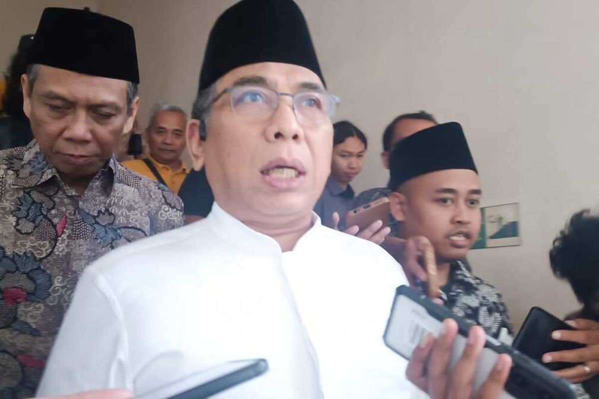 Gus Yahya saat ditemui di UGM, Jumat (4/8/2023)