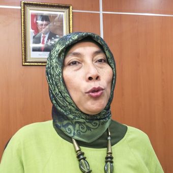 Ketua Komisi D DPRD DKI Jakarta Ida Mahmudah di Gedung DPRD DKI Jakarta, Jalan Kebon Sirih, Jakarta Pusat, Senin (11/11/2019).