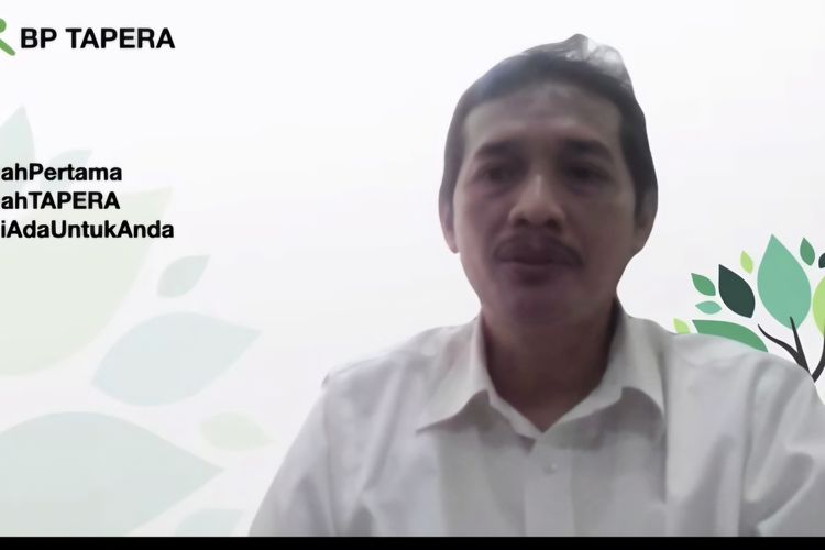 Deputi Komisioner Bidang Pengerahan Dana BP Tapera Sugiyarto saat diskusi daring bersama YLKI, Selasa (11/6/2024).