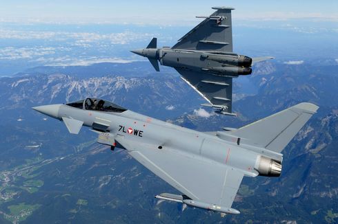 Indonesia Disebut Berminat Beli 15 Jet Tempur Eurofighter Typhoon Milik AU Austria