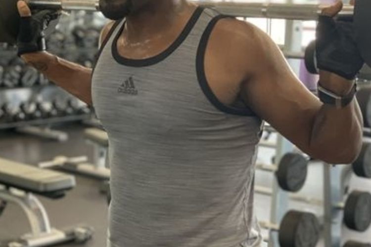 Tony Williams setelah penurunan berat badan.