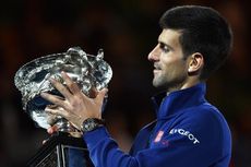 Novak Djokovic dan Kisah 6 Ciuman di Australia Terbuka