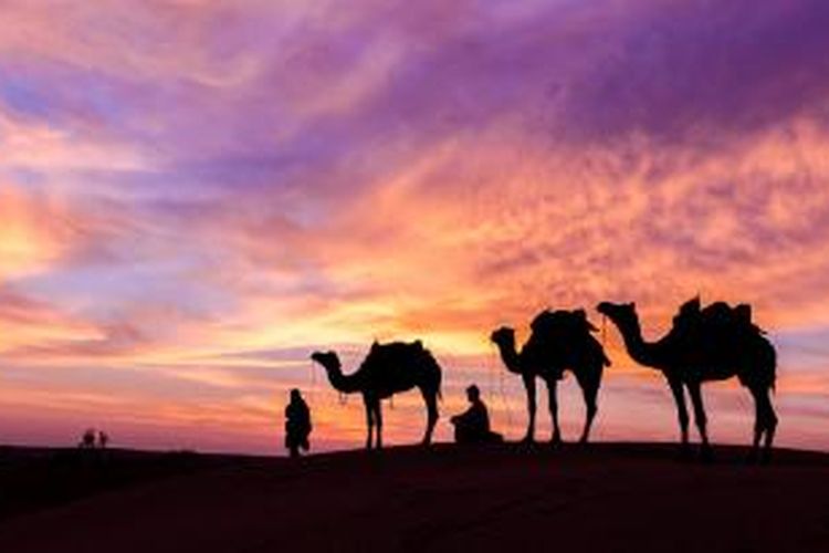 Gurun pasir di Oman. 