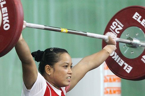 Realokasi Medali Olimpiade Lifter Citra Febrianti Diserahkan di Perayaan Olympic Day 2022