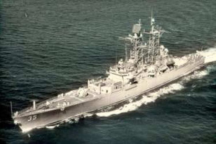 Kapal perusak AS, USS Truxtun.
