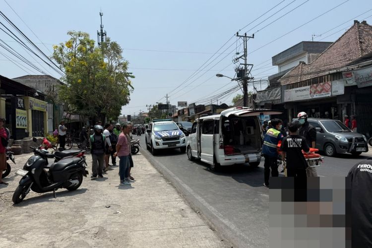 Lansia Pesepeda Ontel Meninggal Dunia Usai Tertabrak Motor di Solo