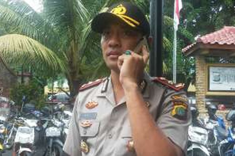 Kapolsek Kelapa Gading, Kompol Ari Cahya Nugraha, di Polsek Kelapa Gading, Jakarta Utara, Kamis (25/2/2016).
