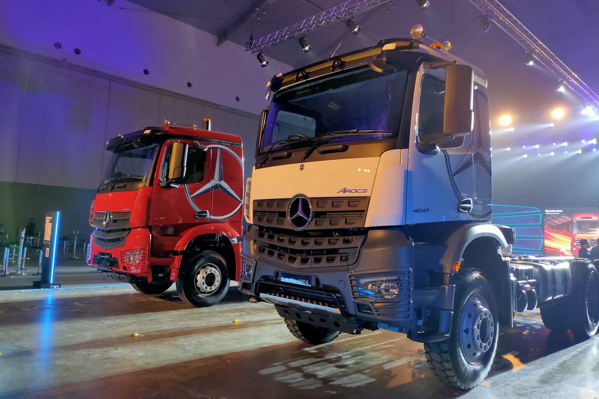 Truk Mercedes-Benz Actros dan Arocs Euro 5 Meluncur di Indonesia