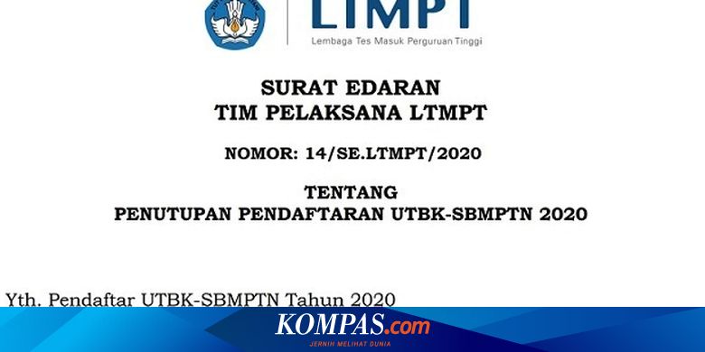 Belum Cetak Kartu UTBK 2020? Masih Ditunggu Hingga Siang Ini
