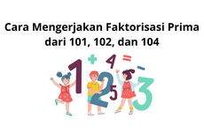 Cara Mengerjakan Faktorisasi Prima dari 101, 102, dan 104