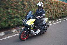 [VIDEO] Gas Performa Aprilia SR GT 200, Skuter CBU Eropa