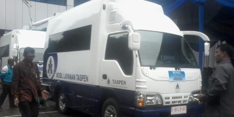 Mobil Layanan Taspen (Motas) diluncurkan dua unit, hari ini, Jumat (24/1/2014) di Jakarta, oleh Direktur Utama PT Taspen (Persero) Iqbal Latanro. Untuk kali pertama motas akan berkeliling menjangkau peserta Taspen di DKI Jakarta.