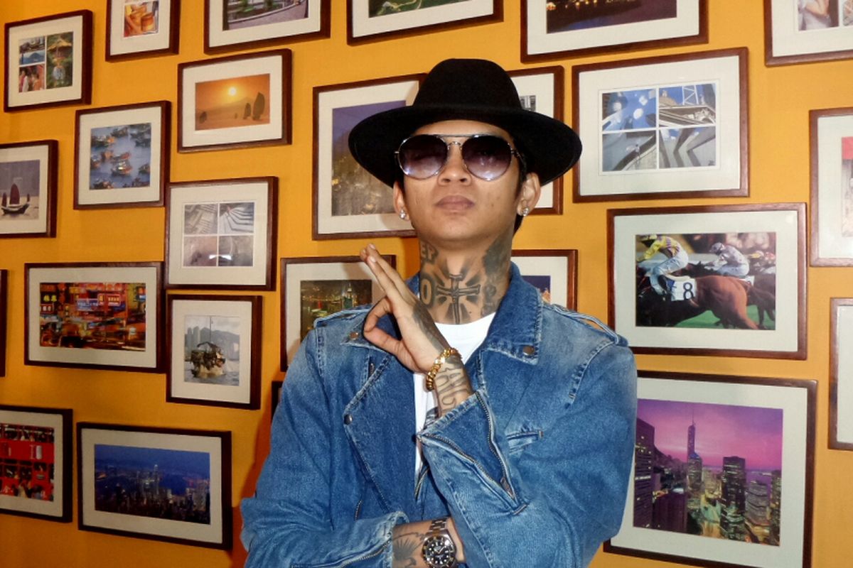 Young Lex hadir dalam jumpa pers film The Underdogs di Hong Kong Cafe, kawasan Thamrin, Jakarta Pusat, Senin (31/7/2017).