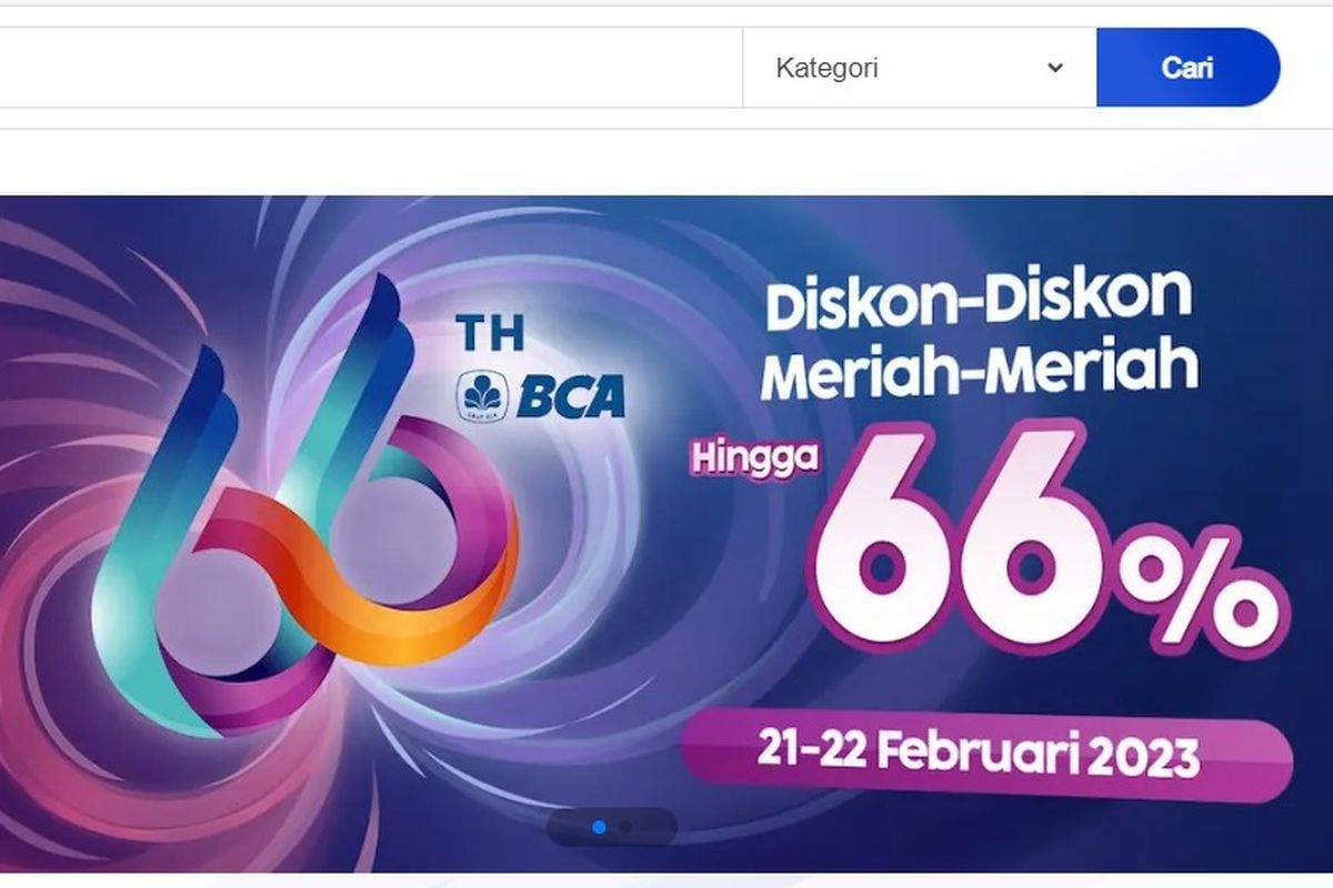 Promo HUT BCA ke-66.