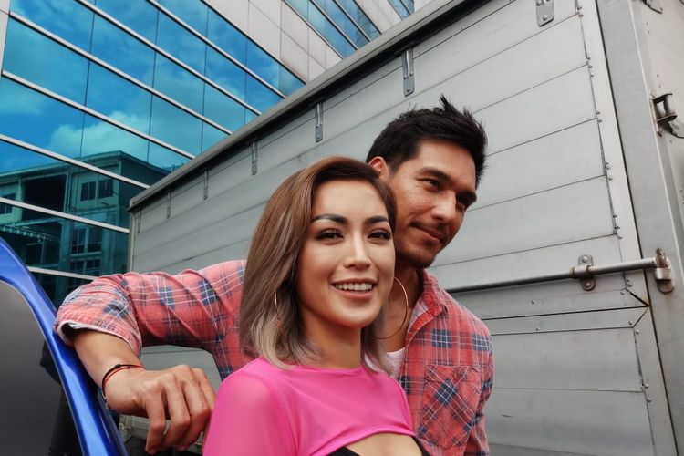 Jessica Iskandar dan Richard Kyle saat ditemui di kawasan Tendean, Jakarta Selatan, Kamis (23/1/2020).