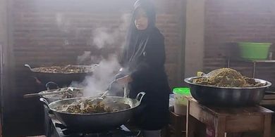 Dapur Muktamar NU Terus Mengepul, Ratusan Karung Beras hingga Bantuan Sapi Disiapkan