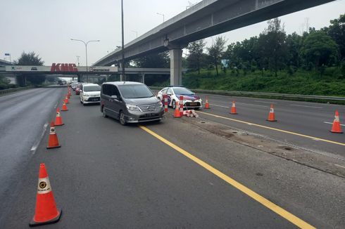 Contraflow Diberlakukan Mulai Kilometer 61 hingga 47 Tol Jakarta-Cikampek